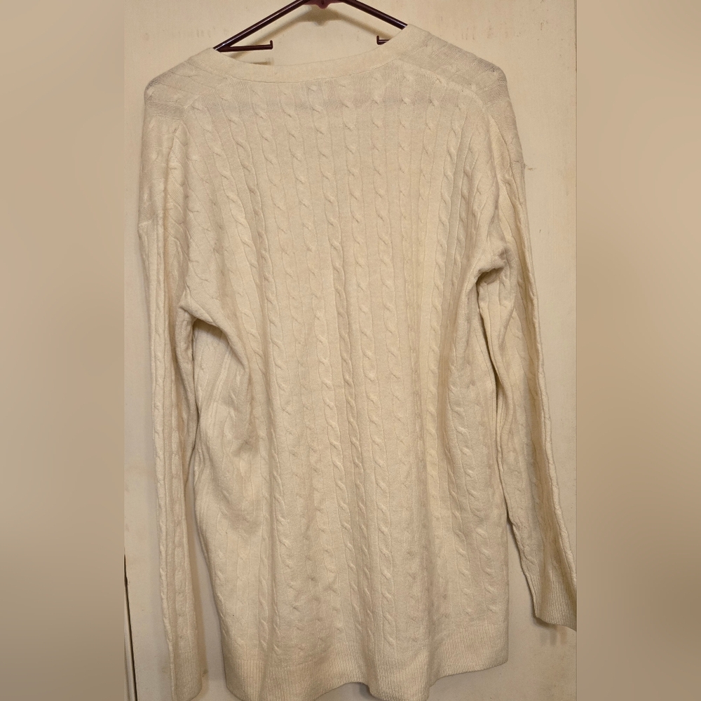 A New Day Cream Cardigan Cozy Sweater - Picture 2 of 4